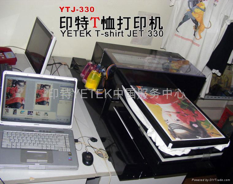 digital inkjet Flatbed T-shirt printer A3+ size