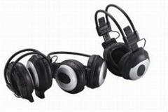 Double channel headphone