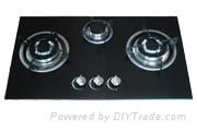 inlaid gas stove