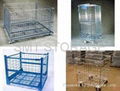 Storage wire mesh pallet container 2