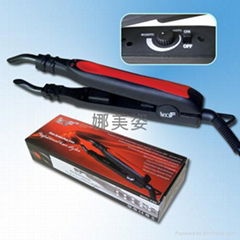 flat tip hair extension iron