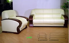 leather sofa