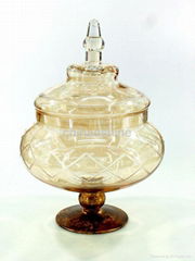 glass sugar jar 