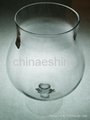 clear glass candle holder 2