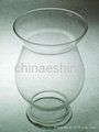 clear glass candle holder 5