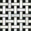 marble mosaic-basketweave pattern