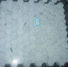 marble mosaic-hexagon pattern