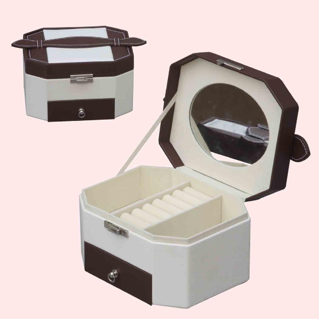 PU Leather Jewelry box ZB10032628 (Taiwan Manufacturer) Art Box