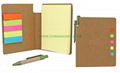 Sticky notes set with ECO friendly cover