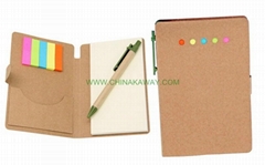 Sticky notes set with ECO friendly cover 6003A