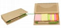 Sticky notes set with ECO friendly cover