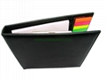 PU file organizer set with sticky notes ,3036   4