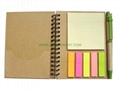 Sticky notes set with ECO friendly cover