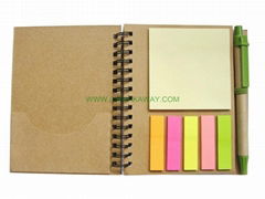 Sticky notes set with ECO friendly cover 6038