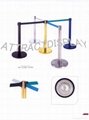 stanchion with retractable belts 2
