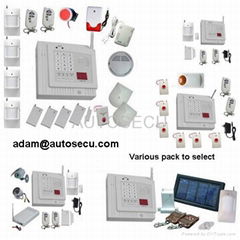 32 zones wireless burglar alarm system