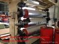 Plastic plate three rollers extrusion machine