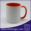 11oz Inner and Handle Colored Mugs