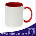 11oz Inner and Handle Colored Mugs 2