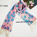 2011 Ladies ' wool scarf (JF11-006)