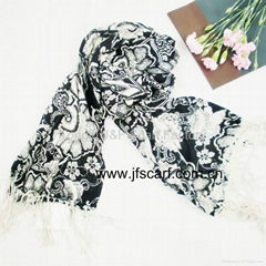 2011 Summer Flower  Scarf 