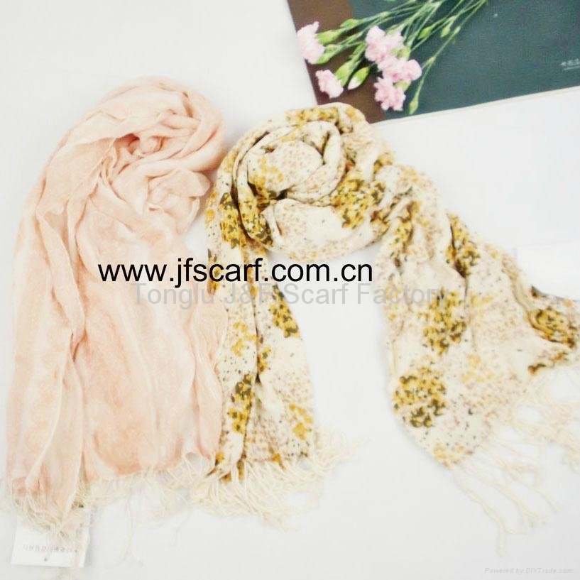 100% COTTON PRINTED SCARF 3
