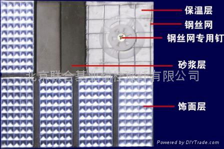 外墙保温饰面砖钢丝网体系专用锚固钉 5