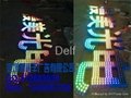 Resin light-emitting species characters, led luminous words pouring 4
