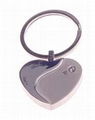 Metal Heart Keychain