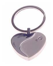 Metal Heart Keychain