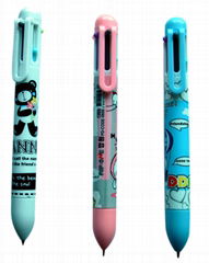 six colors ball pen