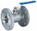 WHOLE TYPE FLANGED BALL VALVE