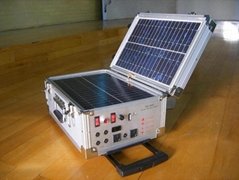 Portable solar power supplier