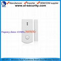 Wireless dual-functions smart door window sensor for alarm system