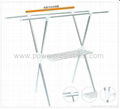 Folding rectractable clothes hanger/rack