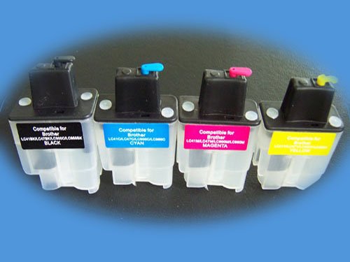 Refillable Ink Cartridge & Auto Reset Chip for Epson/Canon/HP/Brother