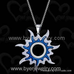 Titanium  &Stainless steel Pendant-1