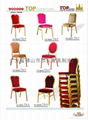 hotel restaurant banquet furniture aluminum chair series 2