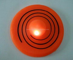 flashing frisbee