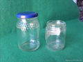 Jam bottle glass candlestick drinking