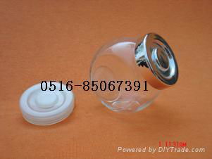 The floral water bottle  cosmetics glass jar 4