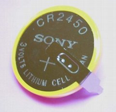 Lithium Cell with tags CR2450-1HF1