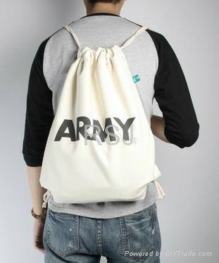 Travel canvas backpack,  sports canvas bag 3