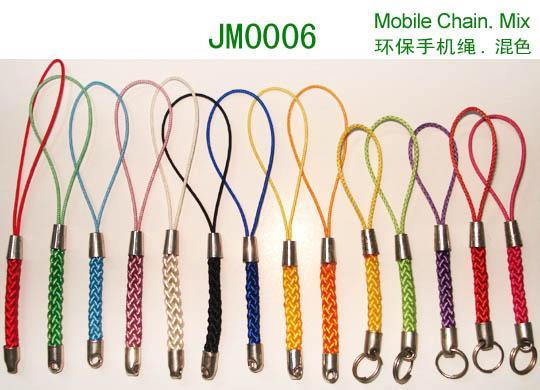 Mobile Chain,Phone ropes,lobster clasp,color rope 5