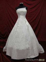 bridal gown