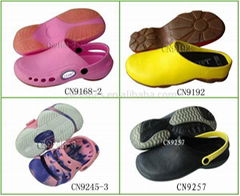 EVA Anti-slip Garden Clogs with PVC/Rubber Outsole