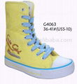 Women's High-Cut Canvas Shoes-G4063 1