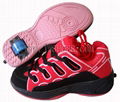 One Wheel Retractable Roller Shoes (JW5052)