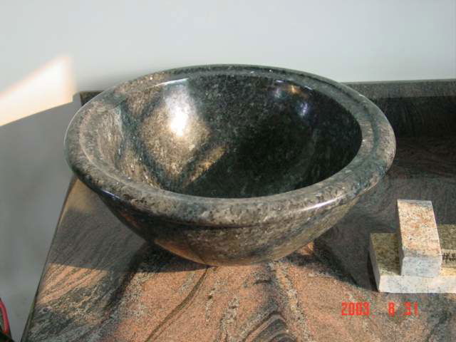 stone sink and basin