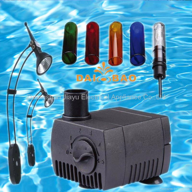 Fountain Pumps, Submersible Lights, Floating Pond Fountains  2